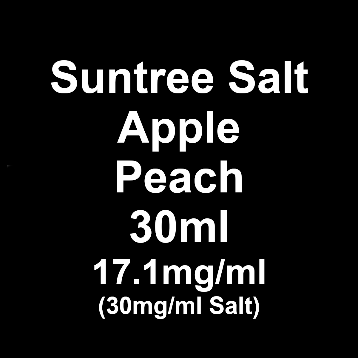 Suntree Salts - Apple Peach - 30mg/ml