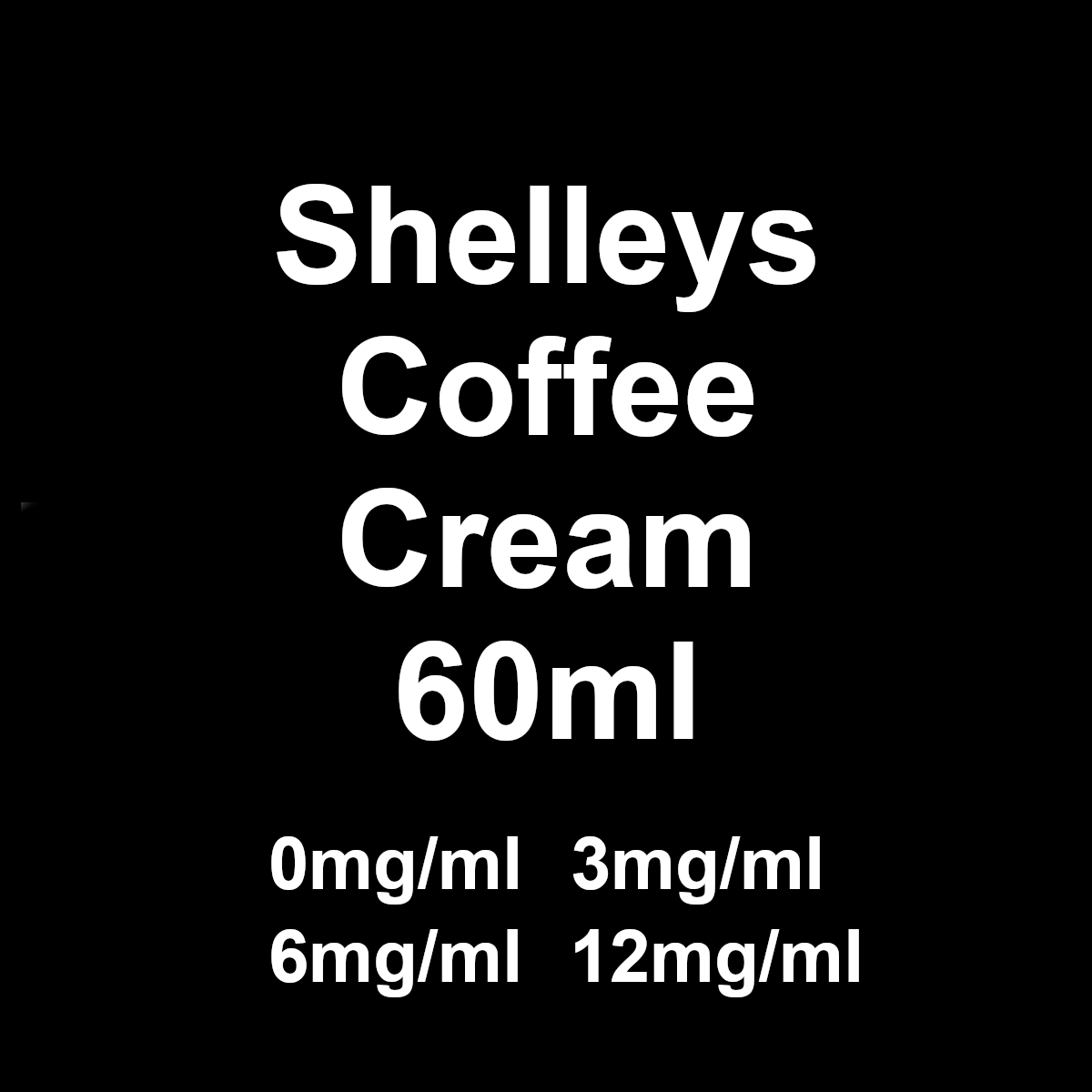 Shelleys Eliquid - Coffee Cream 60ml