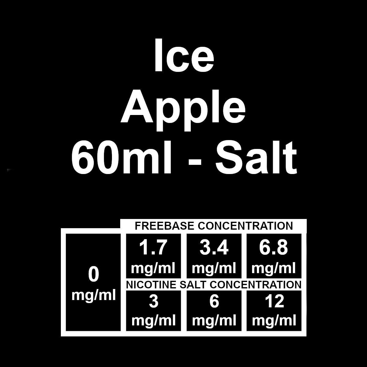 Silverback Ice - Apple 60ml