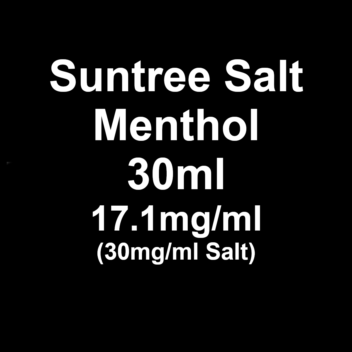 Suntree Salts - Menthol - 30mg/ml