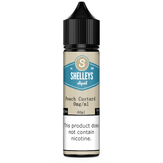 Shelleys Eliquid - Peach Custard 60ml